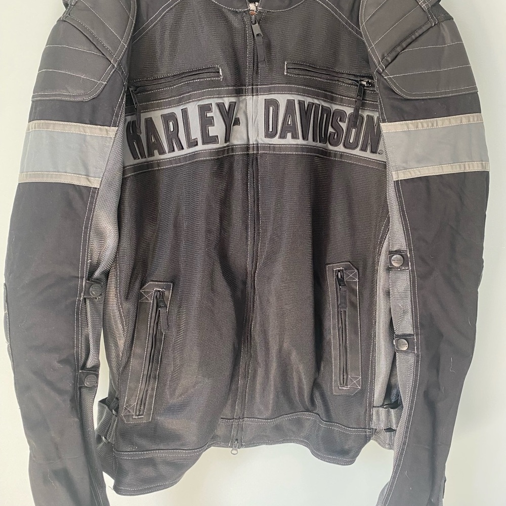 Harley-Davidson Black and Gray Performance Jacket